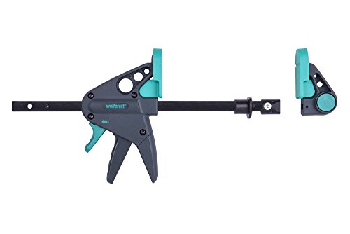 Wolfcraft Werktischspanner PRO 65-150-W I 3036000 I Zum Spannen auf allen...