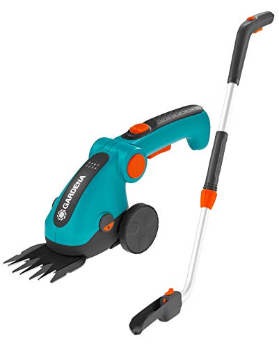 Gardena Set Akku-Grasschere ComfortCut Li: Rasenschere-Komplettset mit...