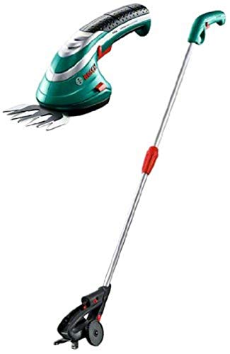 Akku-Grasschere Isio, Akku, Ladegerät, Grasschermesser, Teleskopstiel, Karton...