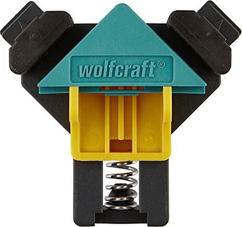 wolfcraft ES 22 Eckenspanner 3051000 Set – 2 Winkelspanner zur Fixierung von...