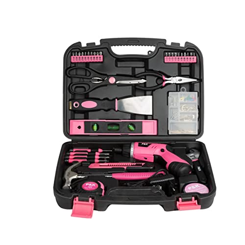 135 Teiliges Werkzeugset Werkzeugkoffer in Pink Design